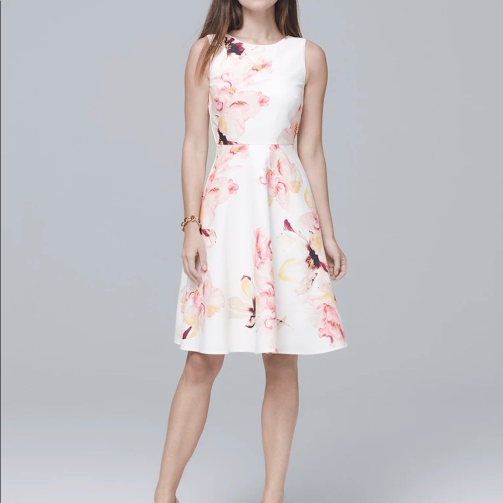 White Floral Dress